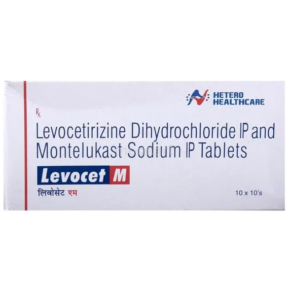 levocet m tablet 10's